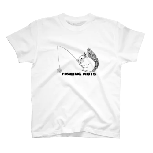 Fishing nuts リス Regular Fit T-Shirt