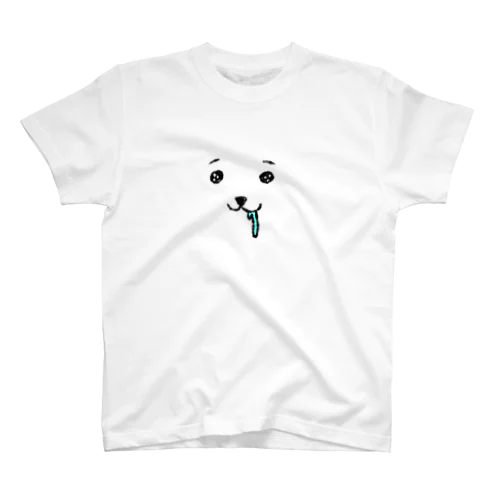 おやつ待ちヨダレ犬 Regular Fit T-Shirt