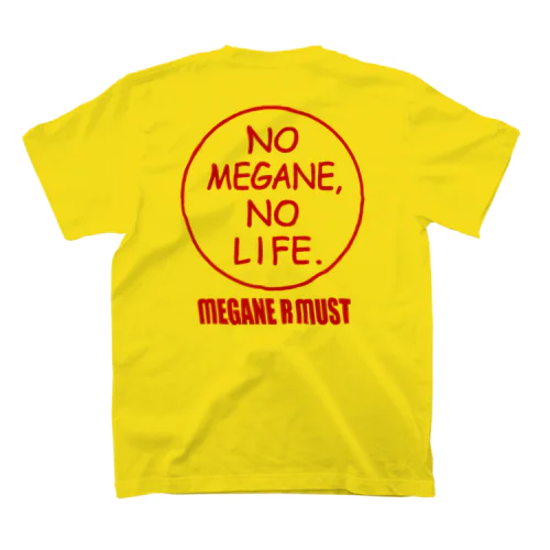 NO MEGANE, NO LIFE. スタンダードTシャツ