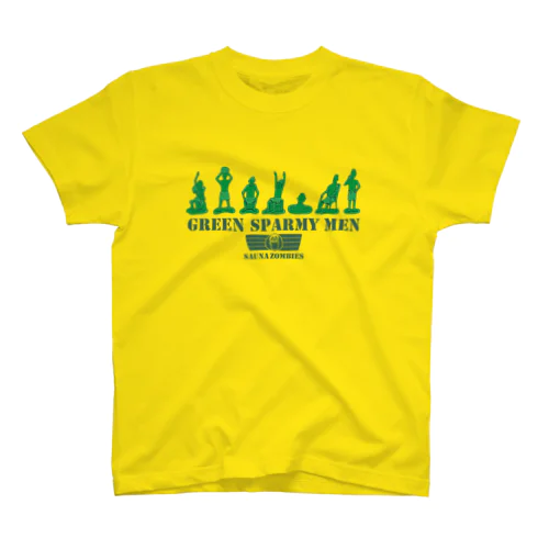 SAUNA ZOMBIES - GREEN SPARMY MEN - スタンダードTシャツ