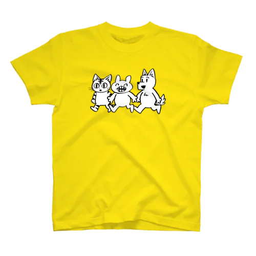 マジオチくんとお友達(白) Regular Fit T-Shirt