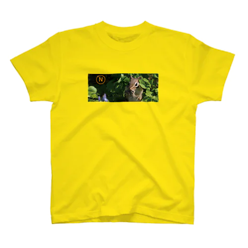 【サロベツのエゾシマリス】もっともっと笑顔輝く Regular Fit T-Shirt