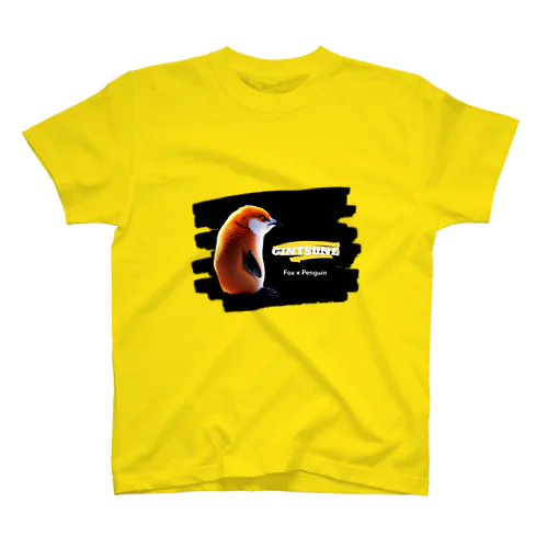 GINTSUNE-キツネとペンギンのハイブリッドアニマル- Regular Fit T-Shirt