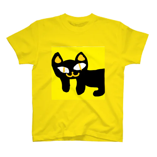 月夜の黒猫 スタンダードTシャツ