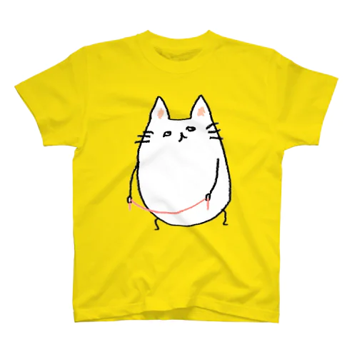 ピンクのそうめんをもろたよ スタンダードTシャツ