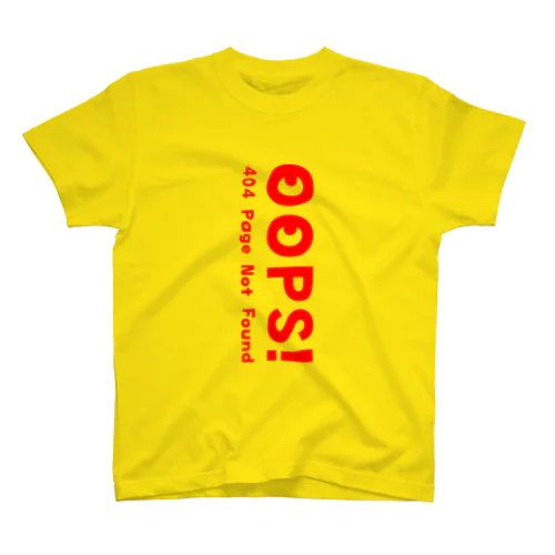 エラーコード Oops! 404 page not found 02 Regular Fit T-Shirt