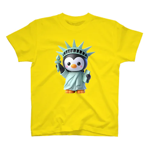 自由のペンギン像 Regular Fit T-Shirt