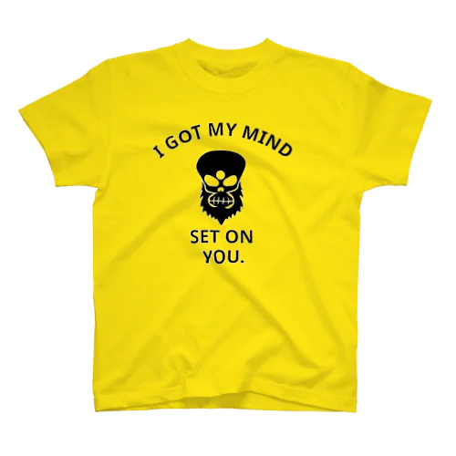 I GOT MY MIND  SET ON YOU.（黒） スタンダードTシャツ