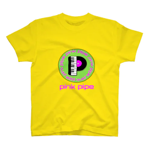 PinkPipeオリジナルグッズ ピアノレコード Regular Fit T-Shirt