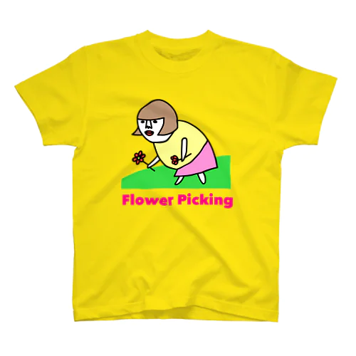 Flower Picking Regular Fit T-Shirt