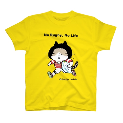 ラグビーねこ Regular Fit T-Shirt