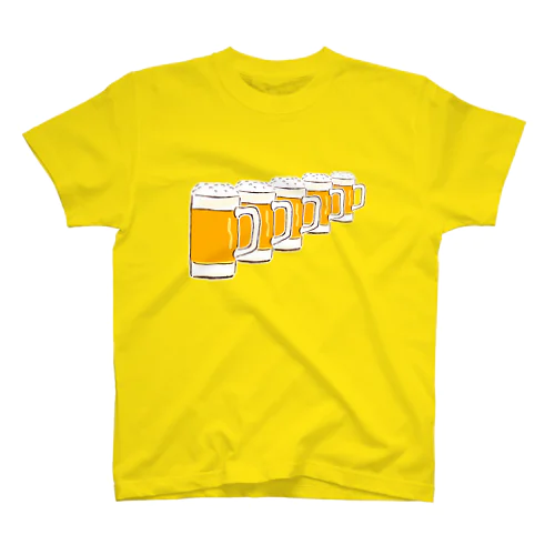 この夏おすすめ！ビール大好き人間専用デザイン「ビールがずらり！」（Tシャツ・パーカー・グッズ・ETC） Regular Fit T-Shirt