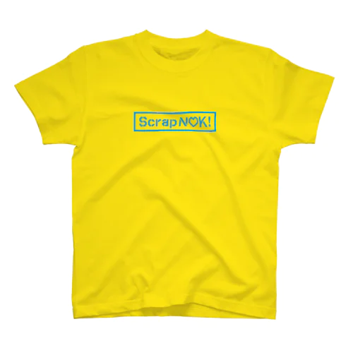 Scrap N♥K （ロゴ水色） Regular Fit T-Shirt