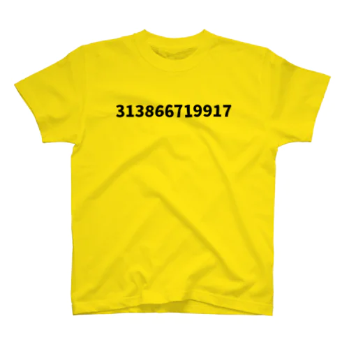 12 digit number スタンダードTシャツ