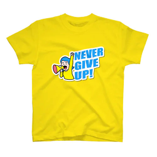 NEVER GIVE UP! Regular Fit T-Shirt