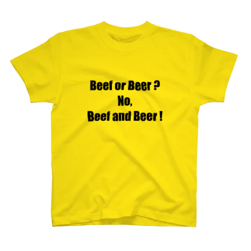 Beef or Beer Tシャツ スタンダードTシャツ