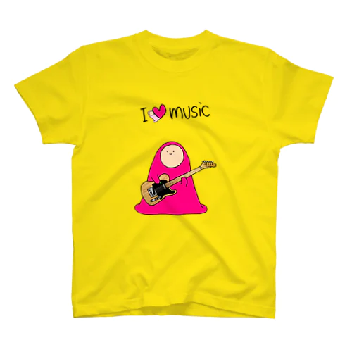 I LOVE MUSIC - アイラヴミュージック エレクトリックギターVer. スタンダードTシャツ