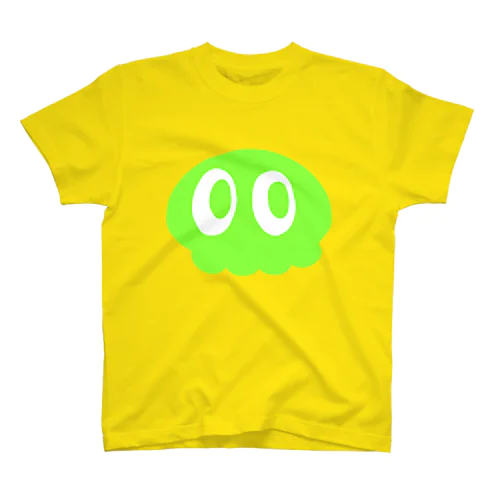 シンプルカラーくらげ ライトグリーン(しろめアリ) Regular Fit T-Shirt