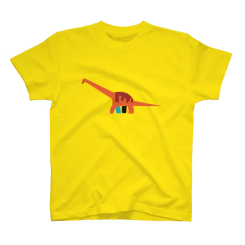 恐竜（ブラキオサウルス） Regular Fit T-Shirt