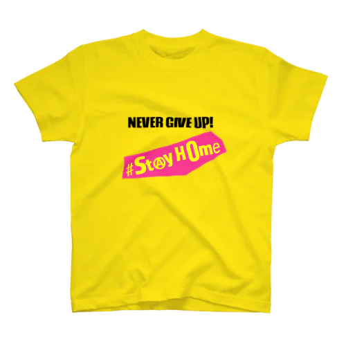 NEVER GIVE UP! Regular Fit T-Shirt