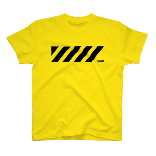 警戒柄（WIDロゴ入り） Regular Fit T-Shirt