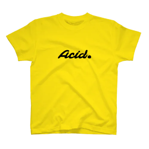 Acid ☺ Black Regular Fit T-Shirt