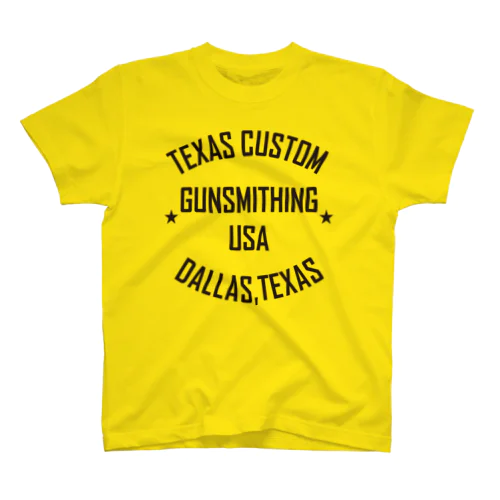 TEXAS CUSTOM GUNSMITHING SIMPLE TEXT Regular Fit T-Shirt