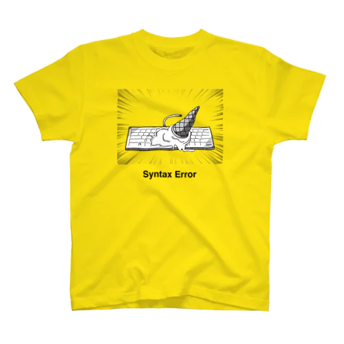 "Syntax Error" 「現実に⌘+Zが欲しい...。」シリーズ① Regular Fit T-Shirt