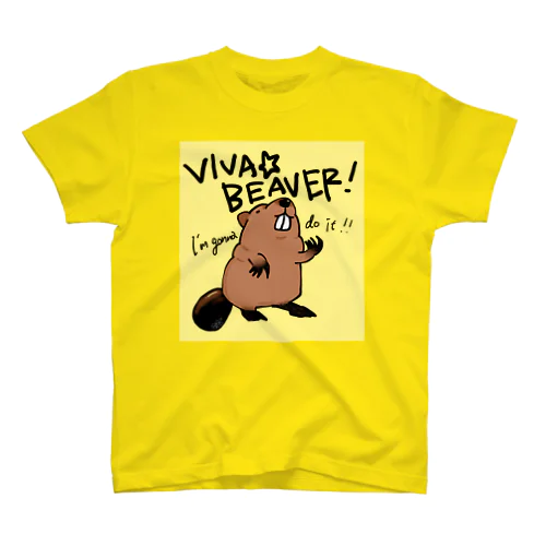 VIVA☆BEAVER！ Regular Fit T-Shirt