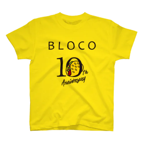 BLOCO 10th tacosイラスト スタンダードTシャツ