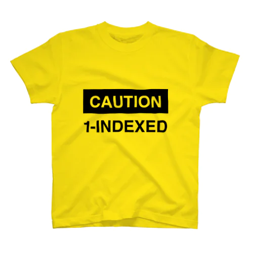 CAUSION 1-INDEXED Regular Fit T-Shirt