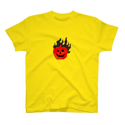 fire pumpkin Regular Fit T-Shirt