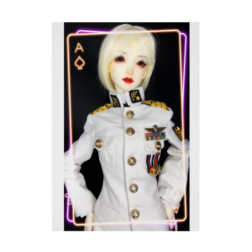 MyDoll02：マルガレーテ(海軍軍服ver) Stickable Poster