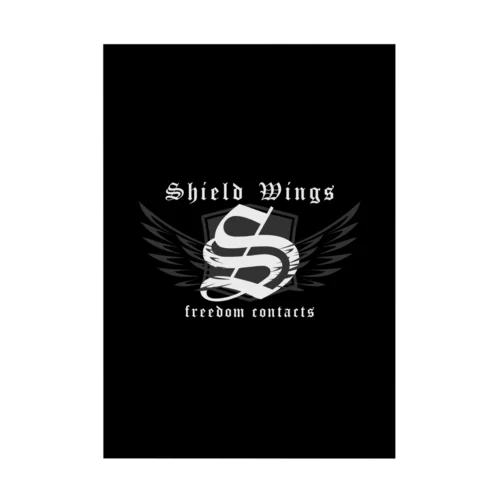 Shield Wings Stickable Poster