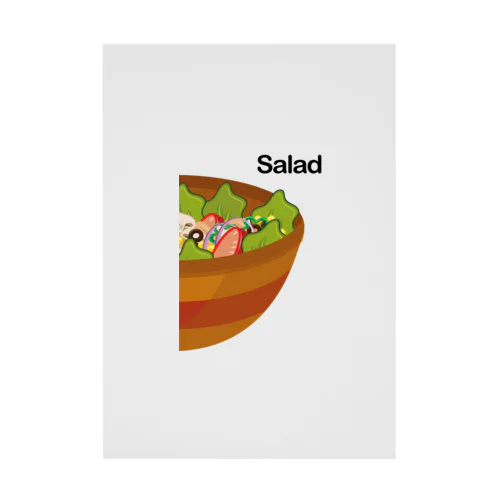 Big Salada-大きいサラダ- Stickable Poster