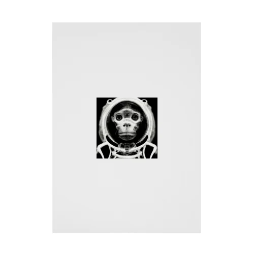 Space Monkey #2 Stickable Poster