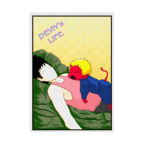 悪魔の赤子と一眠り Stickable Poster