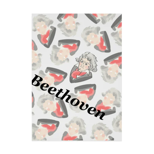 Beethoven（柄） Stickable Poster