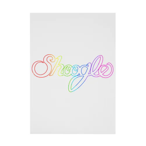Shoogle(シューグル) Rainbow Line 吸着ポスター
