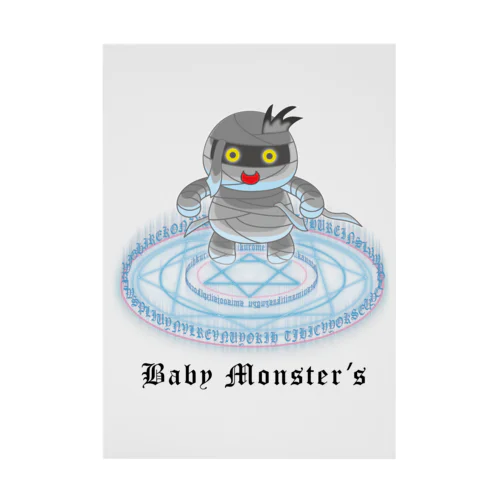 Baby　Monster’ｓ「ミイラ君」 Stickable Poster