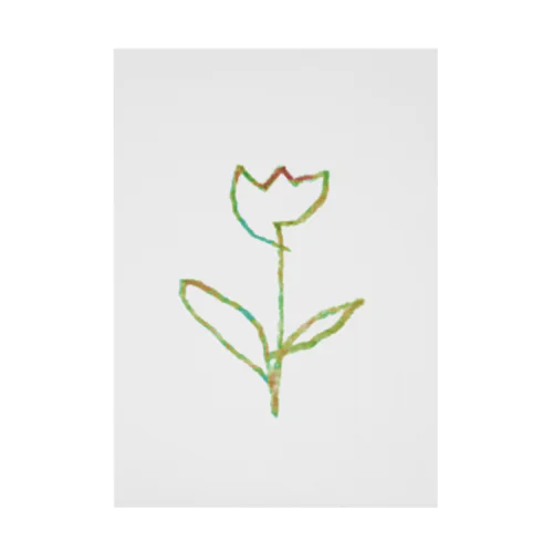 虹色 Tulip Stickable Poster