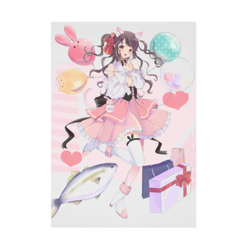 兎苺 みう🍓 2022年Birthday記念グッズ🎁 Stickable Poster