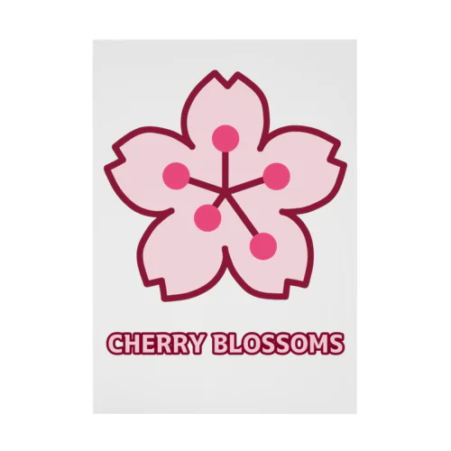CHERRY BLOSSOMS Stickable Poster