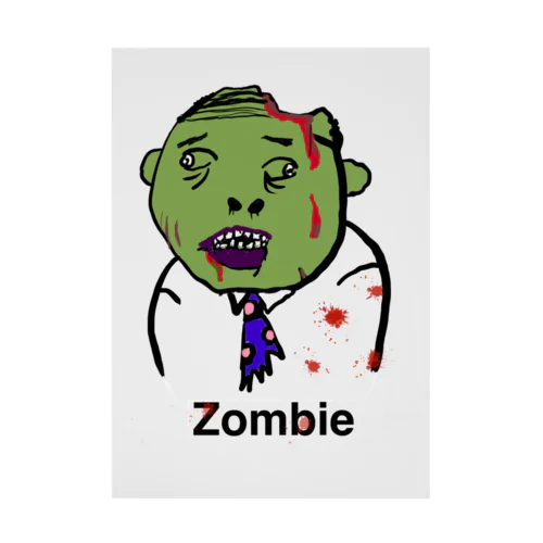 Zombie サラリーマン 吸着ポスター