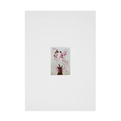 【子どもの絵】桜の木 Stickable Poster