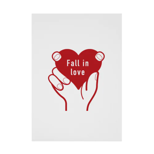 Fall in love Stickable Poster