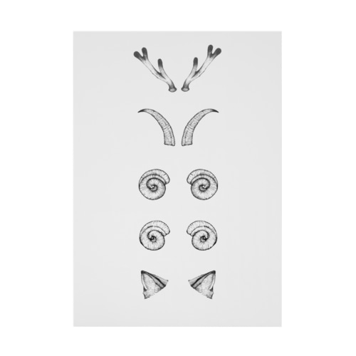 ツノミミ Stickable Poster