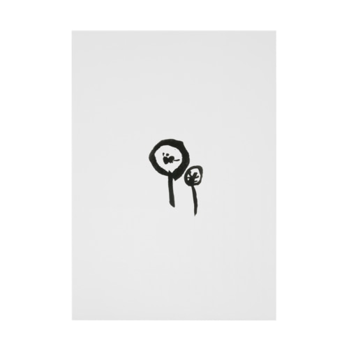 花の筆 Stickable Poster
