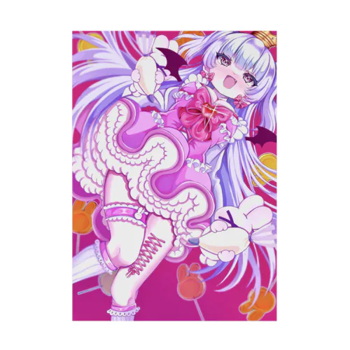 魔法少女‪‪❤︎‬ Stickable Poster