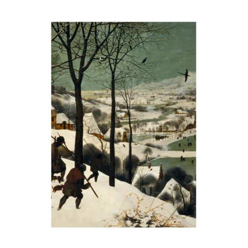 雪中の狩人 / The Hunters in the Snow Stickable Poster